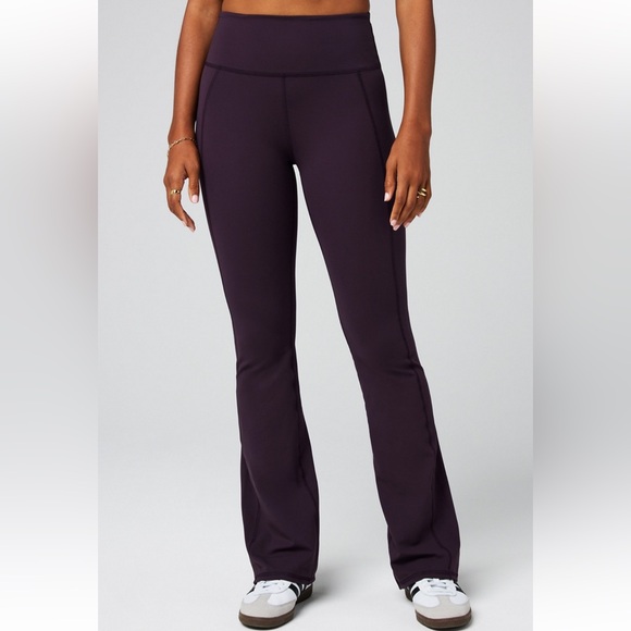 Fabletics Pants - NWOT Fabletics Oasis Pureluxe High-Waisted Kick Flare - Deep Plum